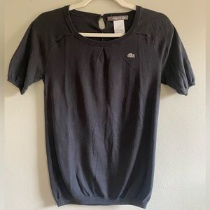 Lacoste short sleeve sweater